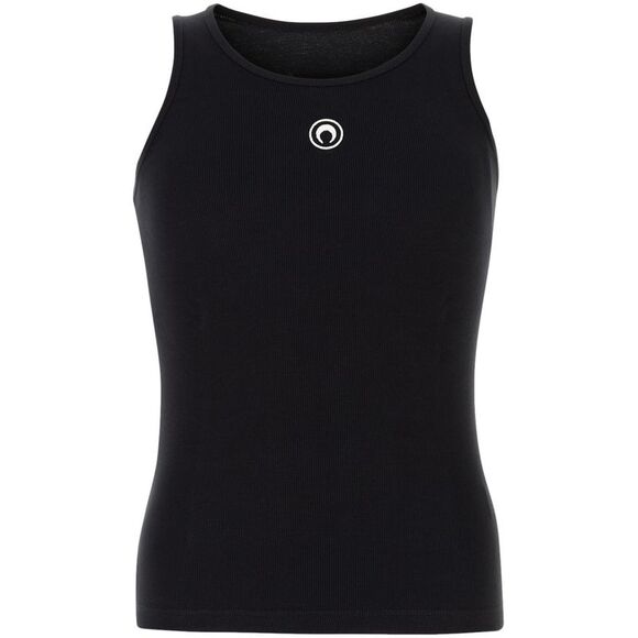 Marine Serre Men Moon Cotton Tank Top